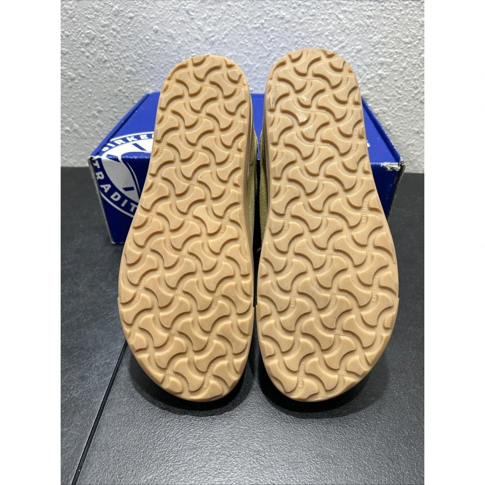 Birkenstock Bend Low Suede Leather Khaki EU 40 US L9 M7 Womens Mens